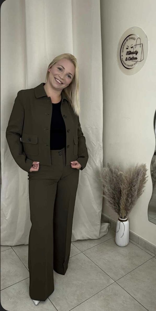 Ensemble gilet et pantalon tailleur