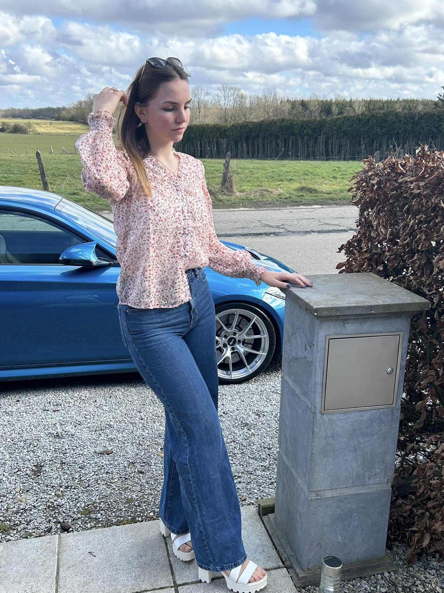 Blouse fleurie Rosalia