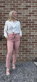 Pantalon tailleur Rose